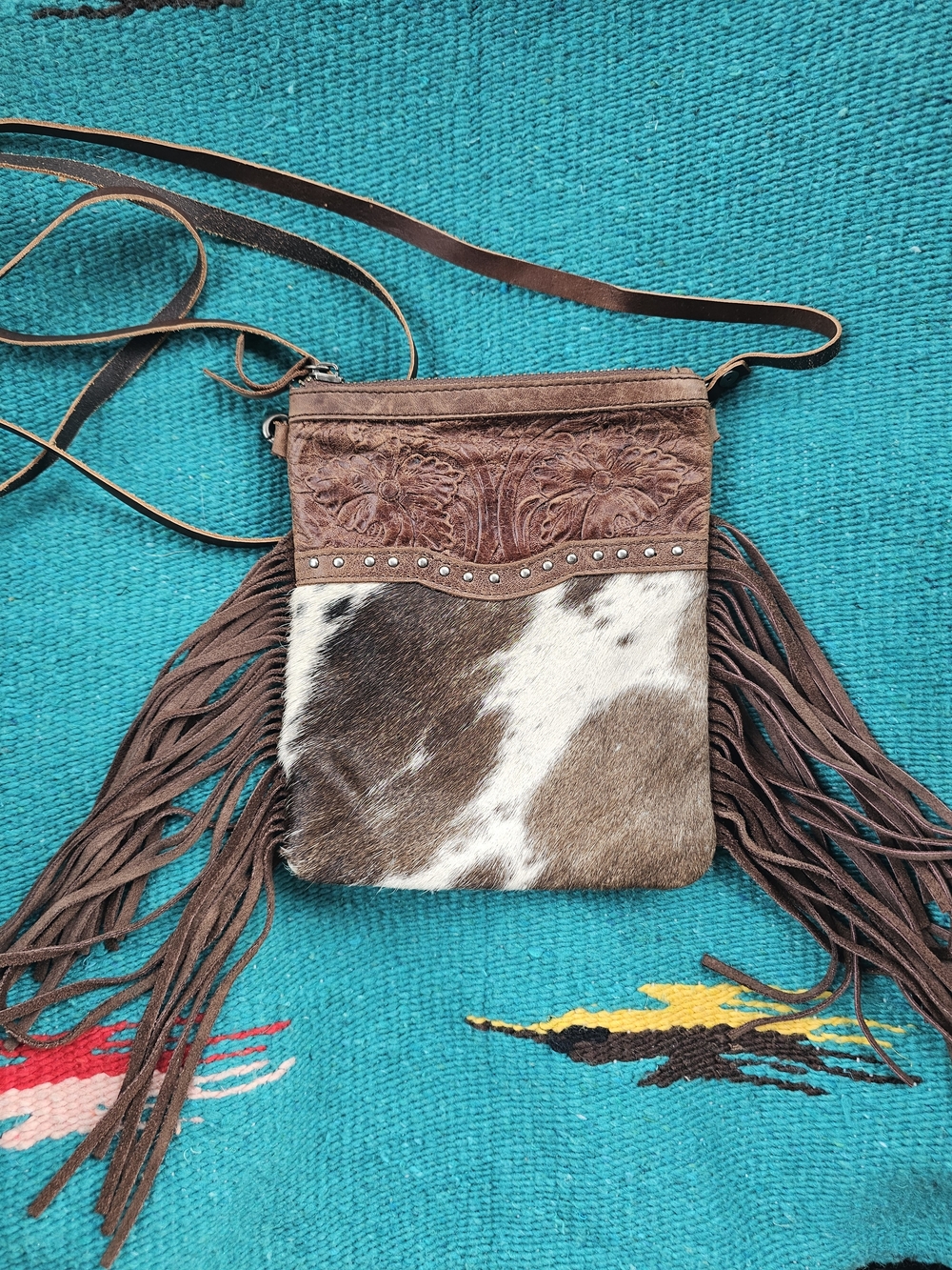 Montana Silversmiths Cowhide Leather Purse